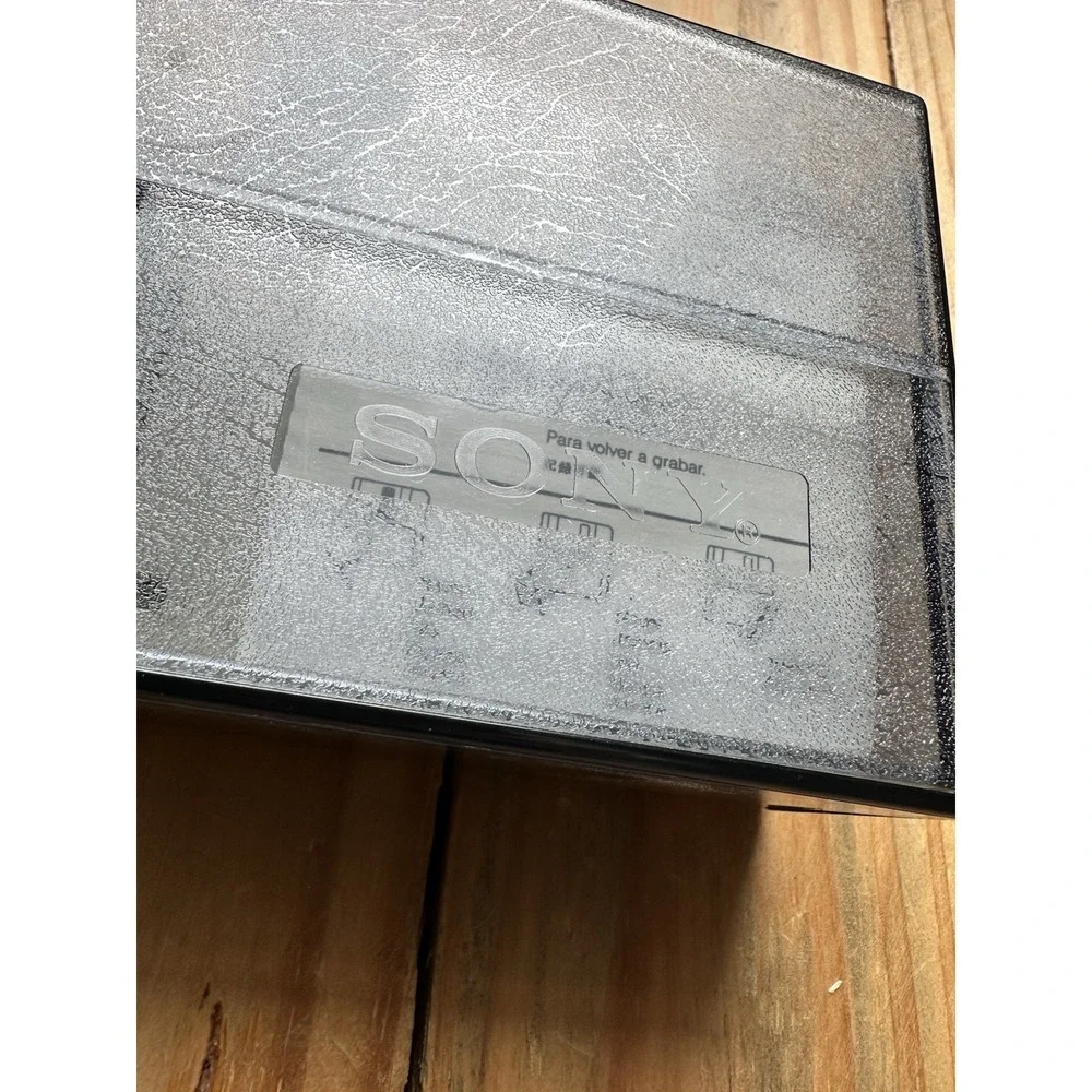 Vintage‎ Sony Floppy Disk Storage Clear Gray Color With Sony Disks Included USA